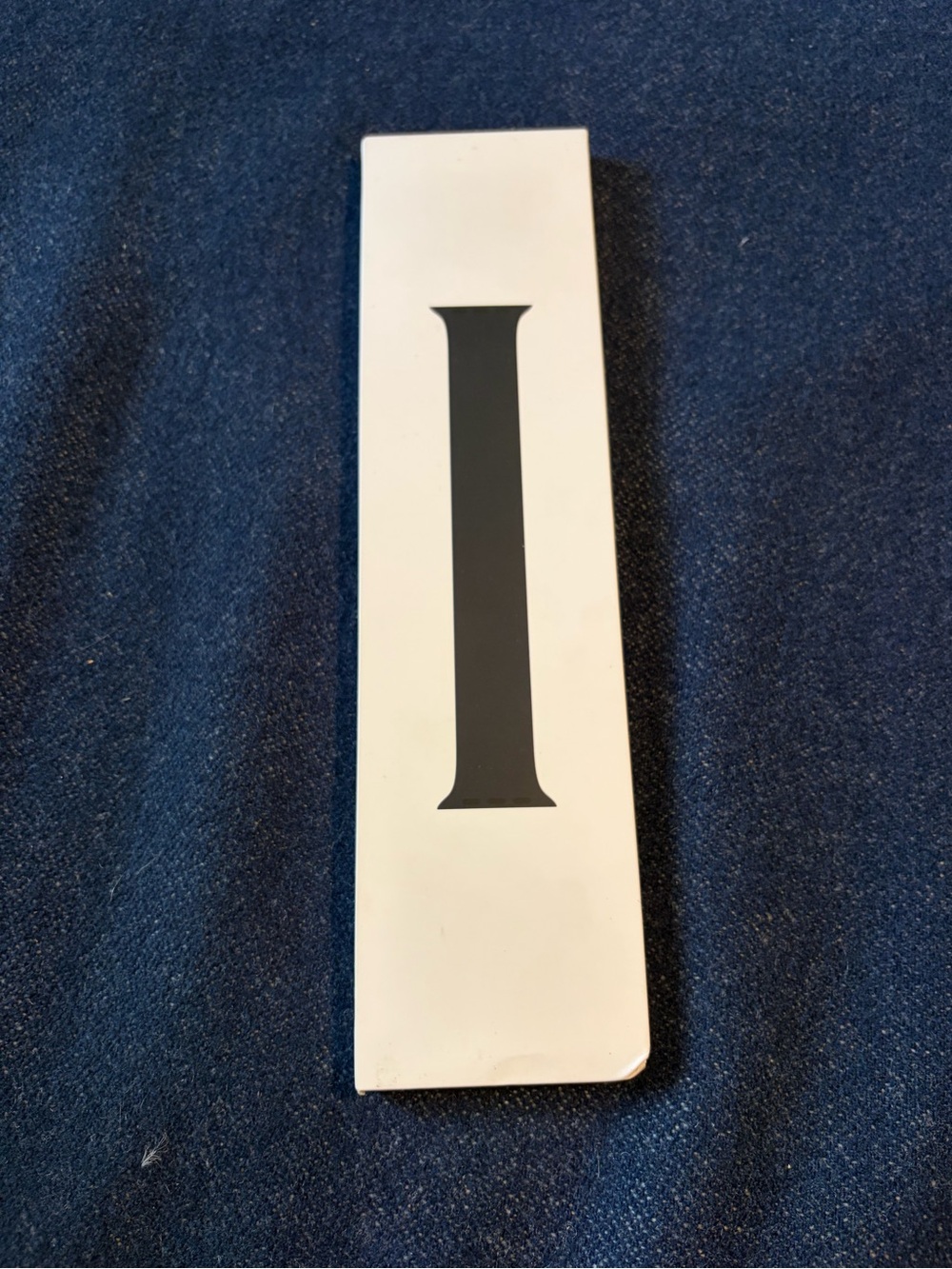 Apple Watch Solo Loop Silicone Band, Midnight color, Size 1